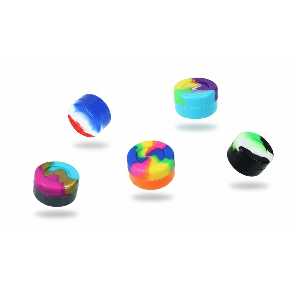 Apex Pods : mini contenants Étui de transport - Mini pots en silicone pour herbes sèches - Rangement de voyage résistant à l'écrasement