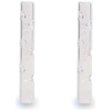 Clear Glass Mouthpiece for Dynavap Tip, Cooling Stem Accessory, 2 Pack