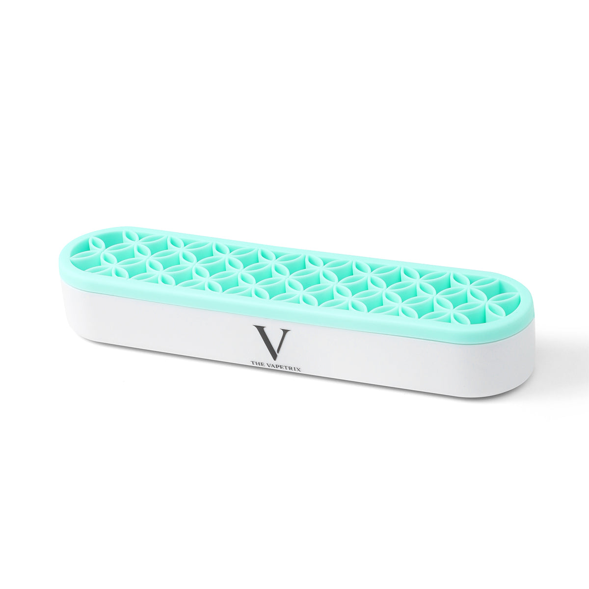 Organiseur de bureau pour embouts buccaux en verre, tubes et accessoires de vaporisateurs d’herbes sèches, intérieur en silicone flexible