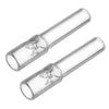 Arizer Solo 3 / Air 2 Max Hochluftstrom XL Glasmundstück – kurz 70 mm, extra dickes Glas, 2er-Pack