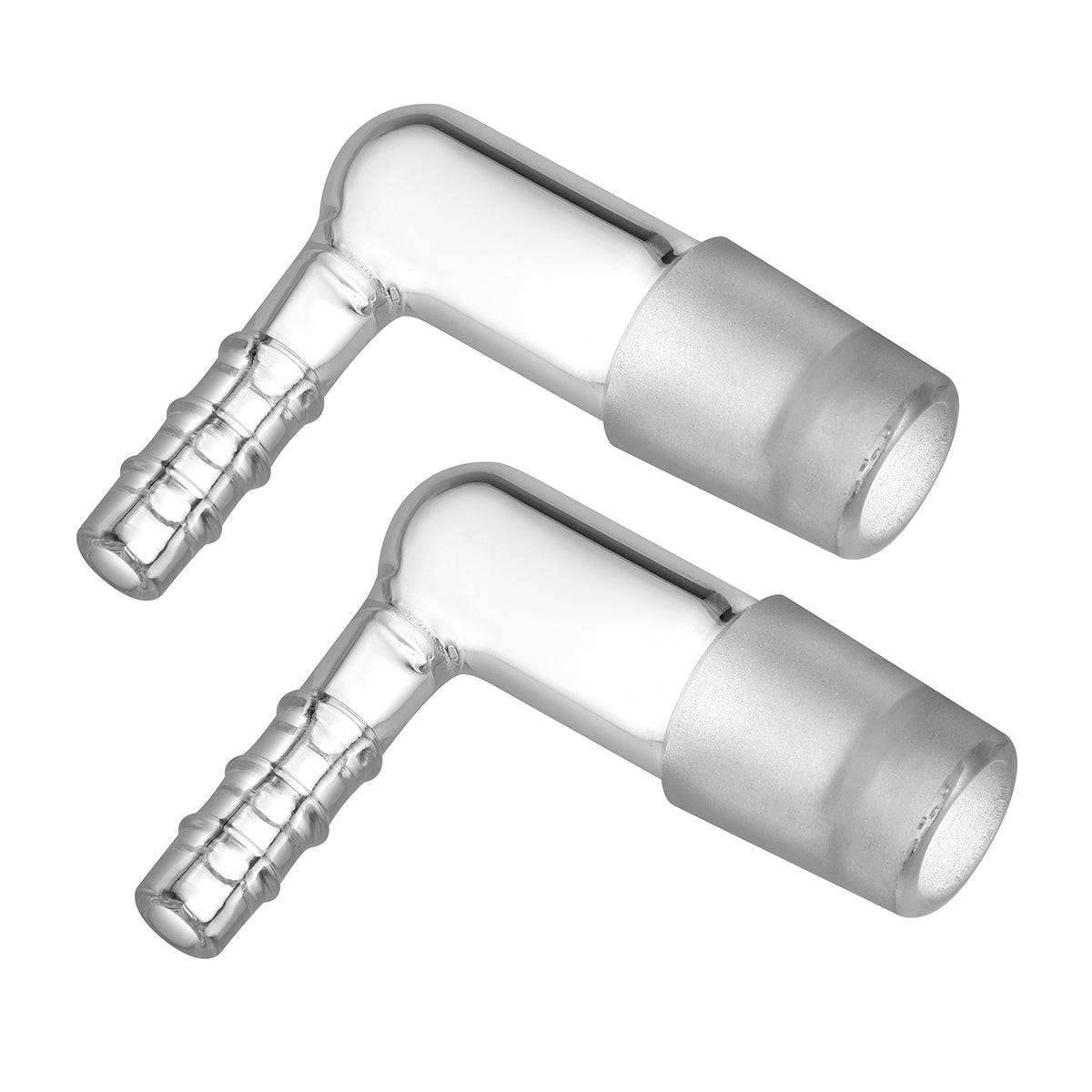 Adaptateur secteur coudé en verre pour microdosage avec Grille intégrée encastrée pour Arizer XQ2 et Extreme Q, Lot de 2