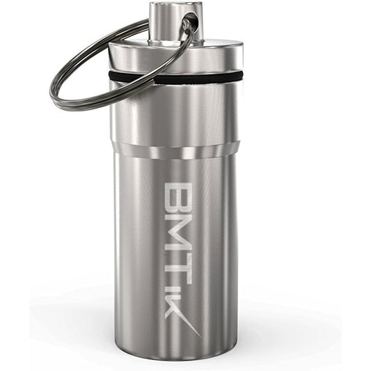 Mini capsule anti-odeurs, en aluminium usiné, argentée