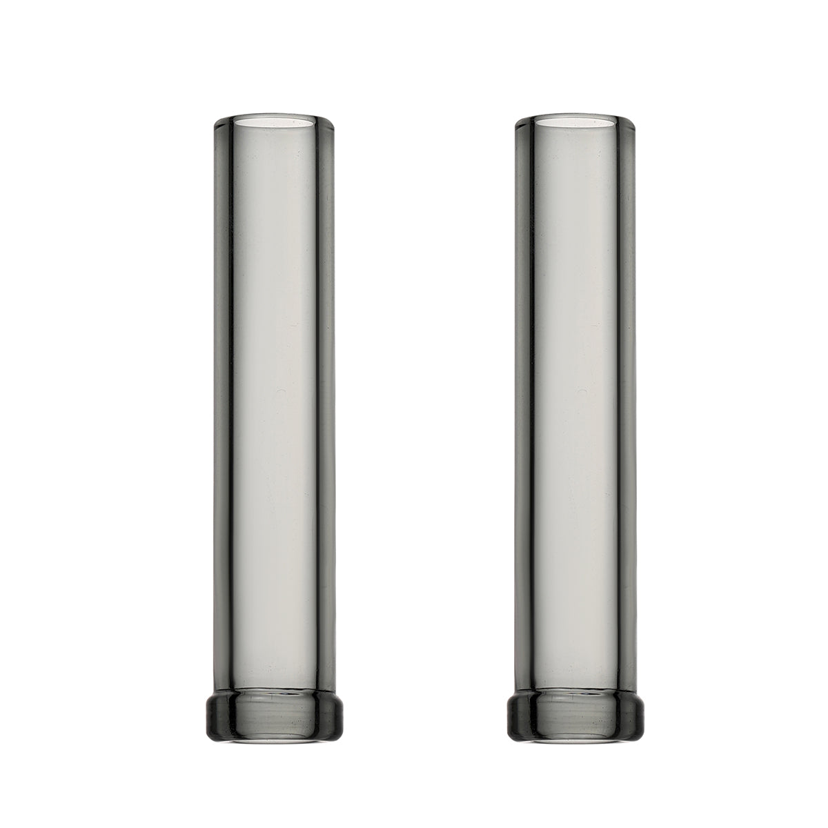 Embouts buccaux courts en verre noir teinté pour vaporisateurs XMAX V3 Pro et XMAX V4 Pro, 60 mm, Lot de 2