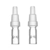 Arizer Solo 3 / Air 2 Max Wasserfilteradapter (WPA) – 70 mm Hochluftstrom-Glasmundstück, passt auf 10 mm / 14 mm / 18 mm Anschlüsse, extra dickes Glas, 2er-Pack